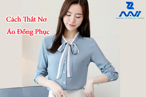 cách thắt nơ áo đồng phục