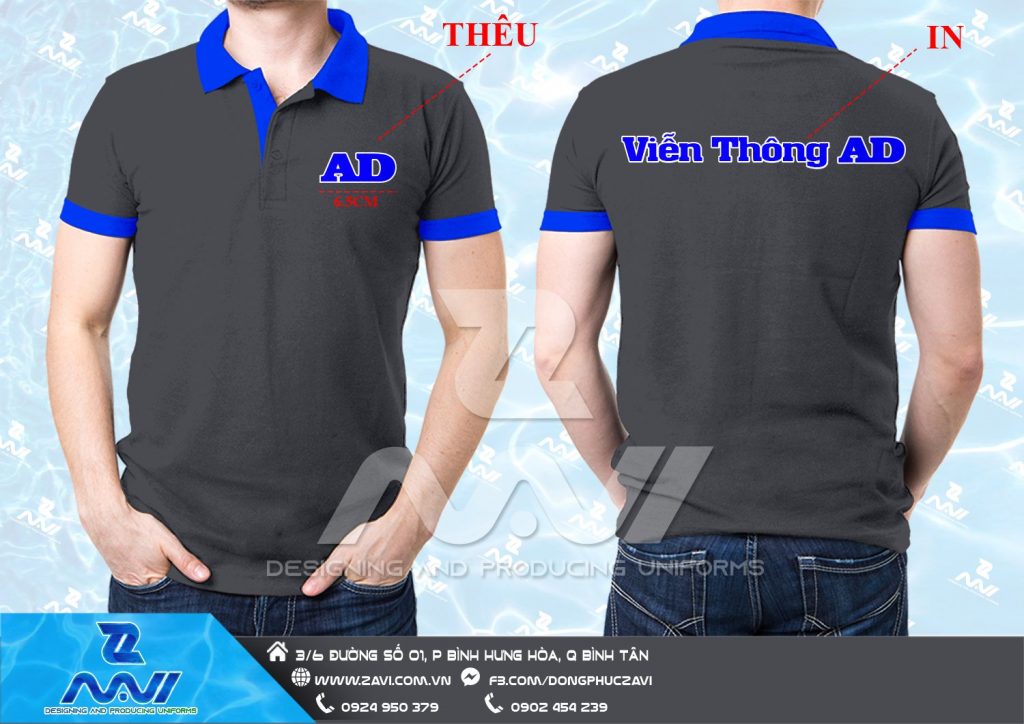 Áo thun cổ trụ